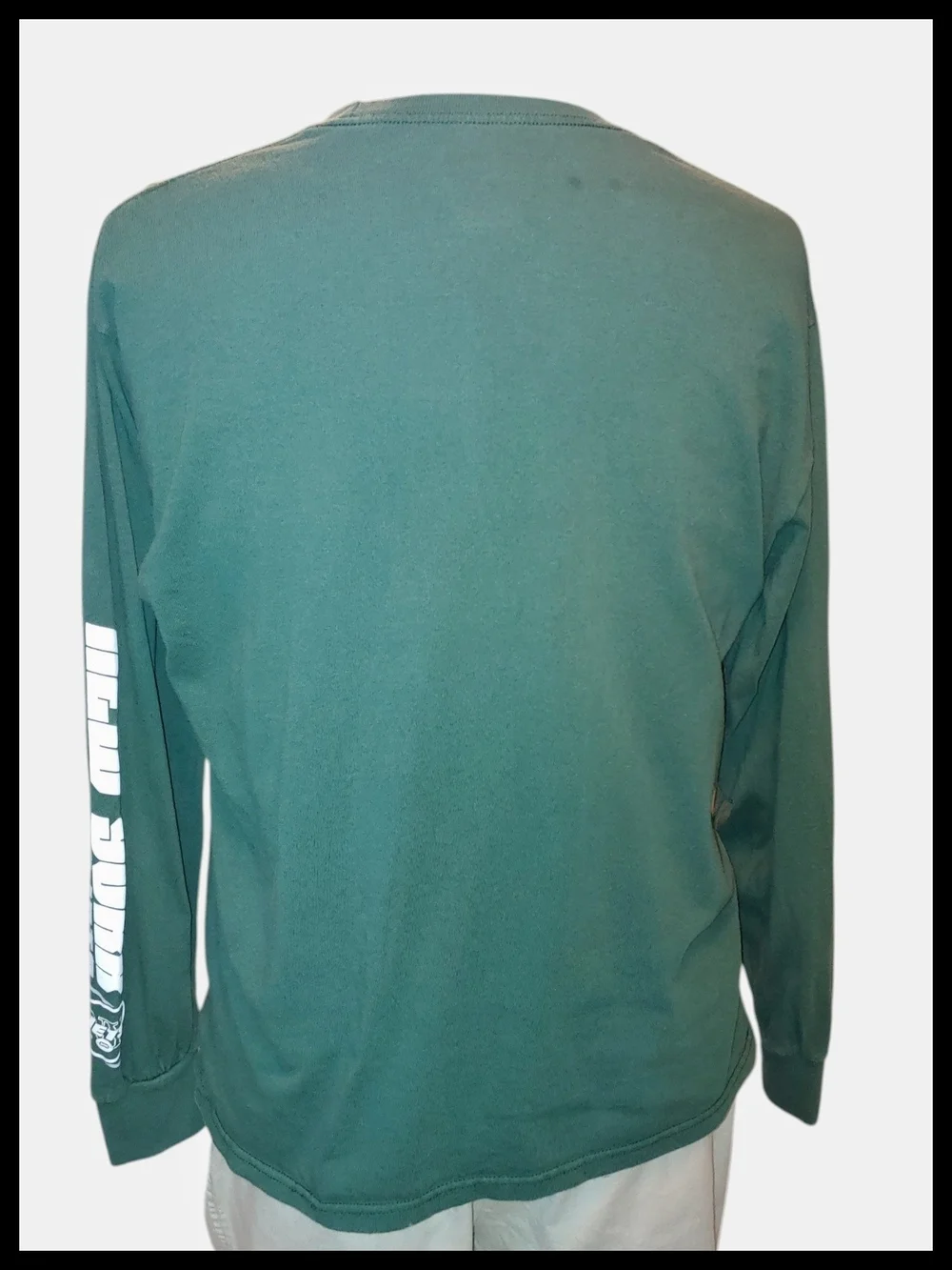 Vintage 1990's Green NY Jets Long Sleeve T - Picture 3 of 6